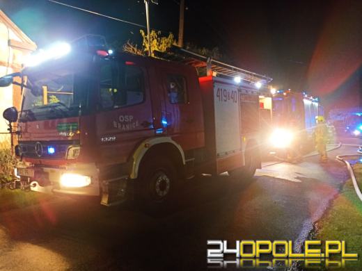 Pożar budynku gospodarczego w Jabłonce