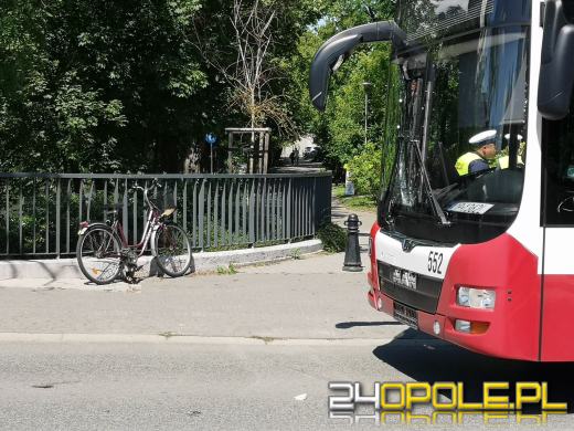 Autobus MZK potrącił rowerzystkę