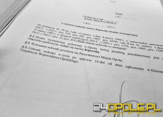 Prezydent Arkadiusz Wiśniewski chce utworzenia ulicy Kijowskiej w Opolu