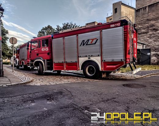 Pożar transformatora w Brzegu