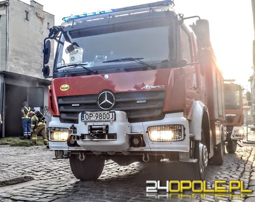 Pożar transformatora w Brzegu