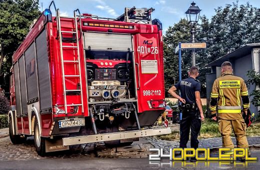 Pożar transformatora w Brzegu