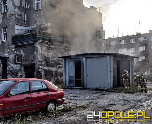 Pożar transformatora w Brzegu