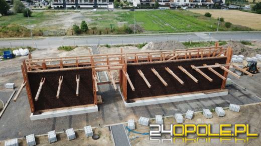 Tężnia solankowa na Malince pięknieje. Prace postępują