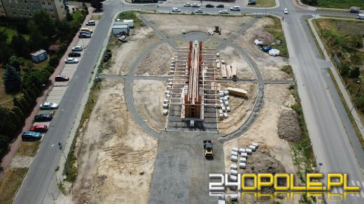 Tężnia solankowa na Malince pięknieje. Prace postępują