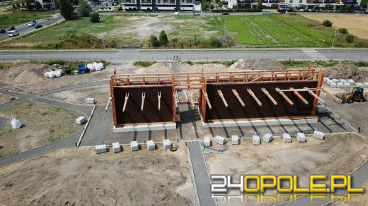 Tężnia solankowa na Malince pięknieje. Prace postępują