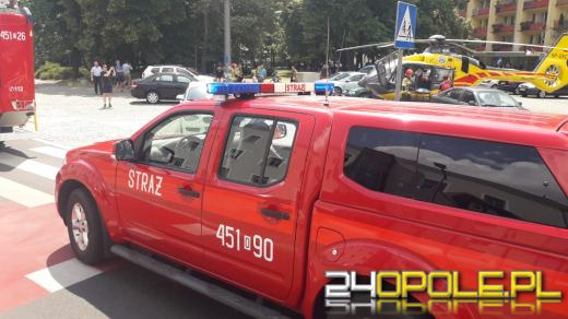 14-latka potrącona przez samochód. Pierwszej pomocy udzielili strażacy