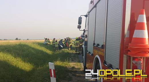 Dachowanie BMW w Gogolinie