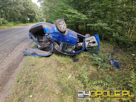 Brawura i nadmierna prędkość. Dachowanie w powiecie namysłowskim
