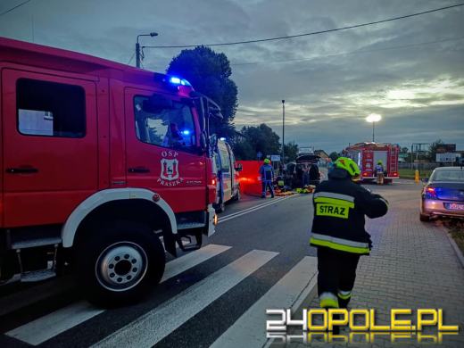 Wypadek motocyklisty w Praszce