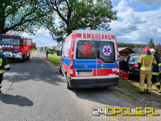 Zderzenie pojazdów w Otmicach