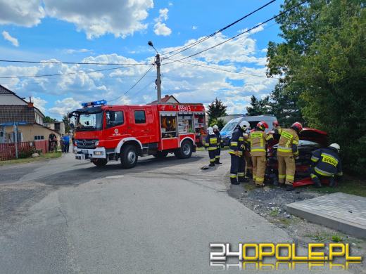 Zderzenie pojazdów w Otmicach