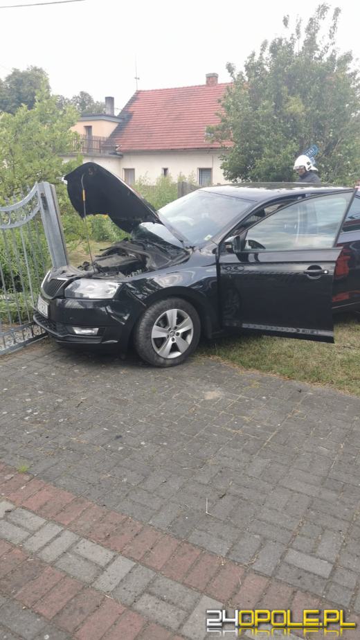 Zderzenie pojazdów w Otmicach