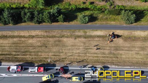 Poważny wypadek na obwodnicy Opola. Droga jest zablokowana