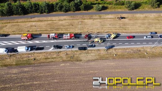 Poważny wypadek na obwodnicy Opola. Droga jest zablokowana