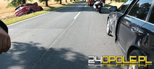 Zderzenie pojazdów na trasie Opole - Kluczbork