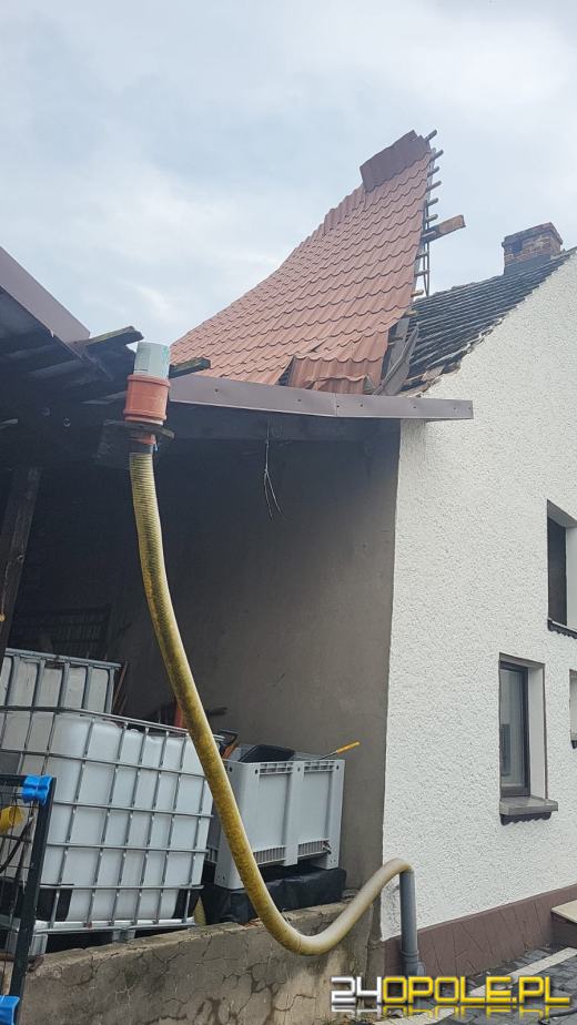 Strażacy podsumowali interwencje pogodowe z soboty