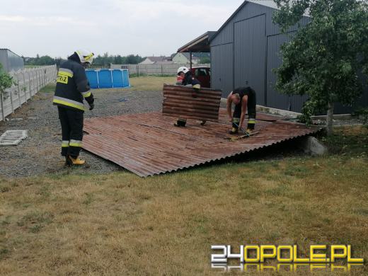 Strażacy podsumowali interwencje pogodowe z soboty