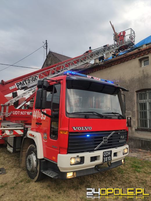 Strażacy podsumowali interwencje pogodowe z soboty