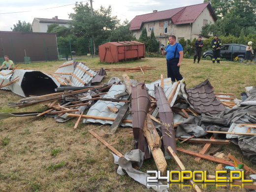 Strażacy podsumowali interwencje pogodowe z soboty