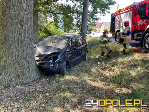 Wypadek w Chróścinie Opolskiej. Dwie osoby zostały ranne