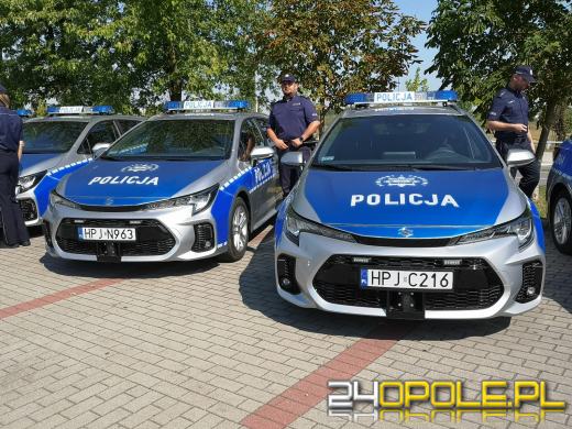 8 nowych, ekologicznych radiowozów dla opolskich policjantów
