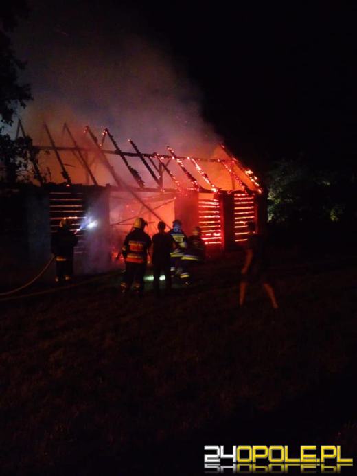 Pożar stodoły w Krośnicy. W akcji 7 zastępów straży