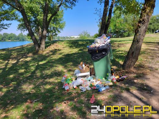 Plażowicze zamieniają Kąpielisko Bolko w śmietnik