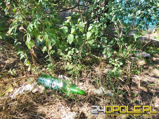 Plażowicze zamieniają Kąpielisko Bolko w śmietnik
