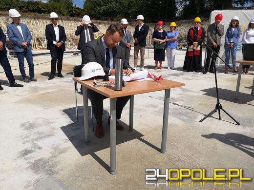 Wmurowano kamień węgielny pod budowę nowego DPS w Opolu