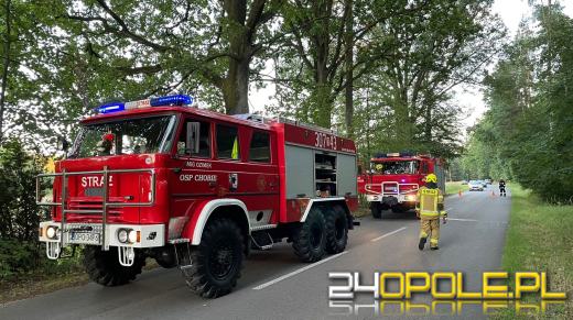 Zderzenie pojazdów w Grodźcu