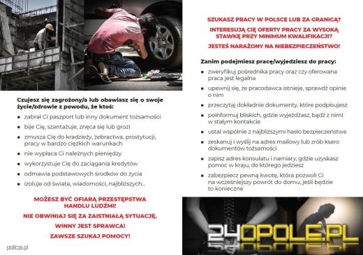 Praca sezonowa - jak nie stać się ofiarą handlu ludźmi!