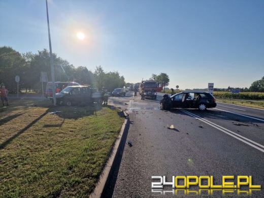 Wypadek na obwodnicy Brzegu