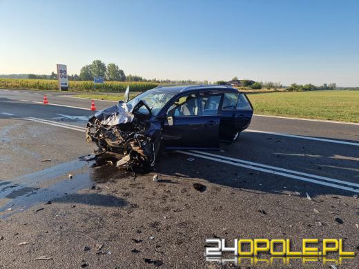 Wypadek na obwodnicy Brzegu