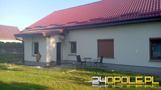 Wybuch gazu w Polanowicach. Jedna osoba została ranna