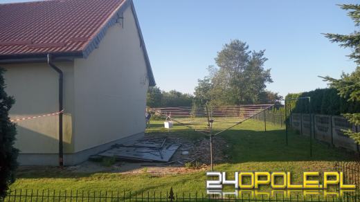 Wybuch gazu w Polanowicach. Jedna osoba została ranna