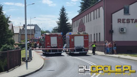 Wypadek z udziałem betoniarki w Pawłowiczkach. Droga jest nieprzejezdna