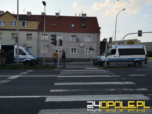 Kolizja z udziałem radiowozu na Chabrach