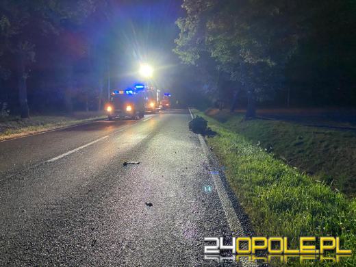 Wypadek na DK45. Kierowca pijany