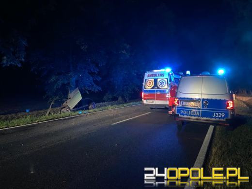 Wypadek na DK45. Kierowca pijany