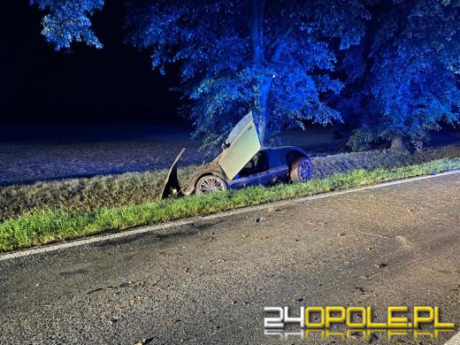 Wypadek na DK45. Kierowca pijany