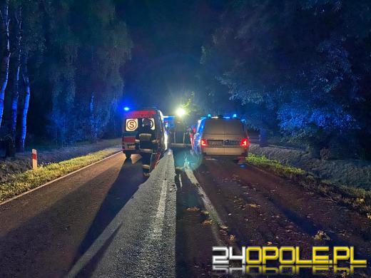 Wypadek na DK45. Kierowca pijany