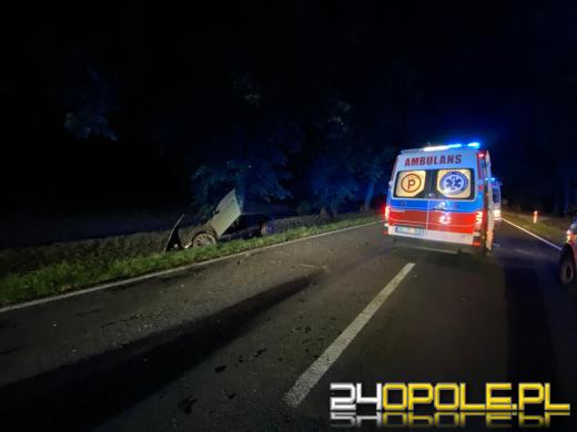 Wypadek na DK45. Kierowca pijany