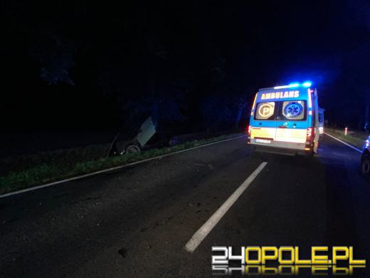 Wypadek na DK45. Kierowca pijany