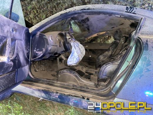 Wypadek na DK45. Kierowca pijany