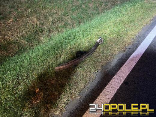 Wypadek na DK45. Kierowca pijany