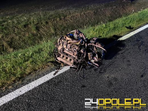 Wypadek na DK45. Kierowca pijany