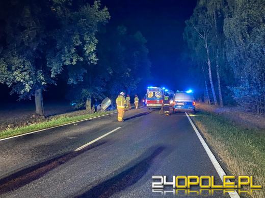 Wypadek na DK45. Kierowca pijany