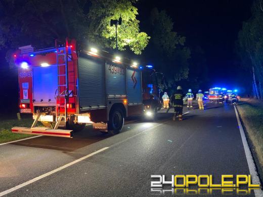 Wypadek na DK45. Kierowca pijany