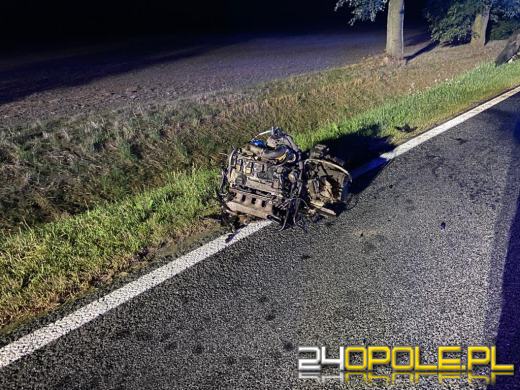 Wypadek na DK45. Kierowca pijany
